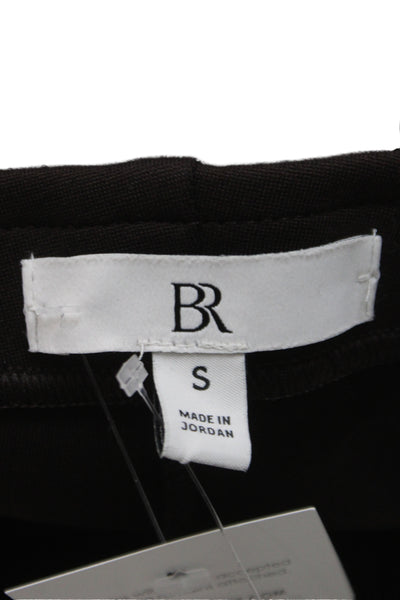 BR Womens Brown Dress Pants Viscose Pull On Size S