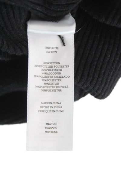 Rails Women Black V-Neck Sleeveless Tank Cotton Blend Basic Size M