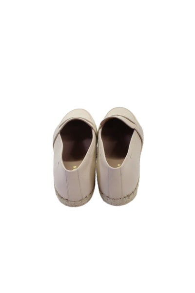 Cole Haan Womens Leather Espadrille Montauk Loafers Shoes Tan Size 6B