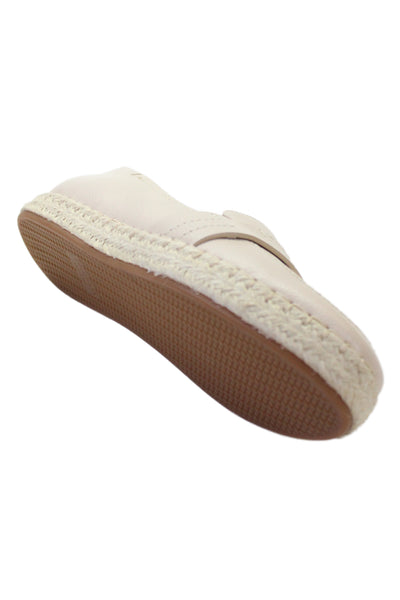 Cole Haan Womens Leather Espadrille Montauk Loafers Shoes Tan Size 6B