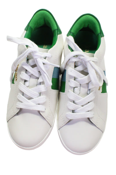 Kate Spade New York Womens Flash Leather Lace Up Sneakers Shoes White Size 6B