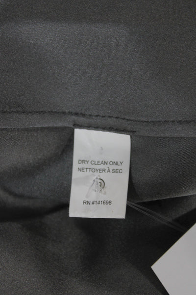 Ramy Brook Women Gray Halter Beaded Camisole Size S