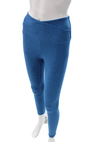 Beyond Yoga Women Blue Ankle Leggings Athleisure 87% Polyester Size XS