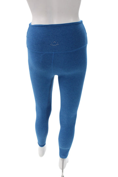Beyond Yoga Women Blue Ankle Leggings Athleisure 87% Polyester Size XS