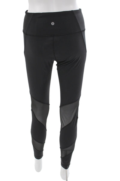 Lululemon Womens Black Ankle Leggings Athleisure Size 8