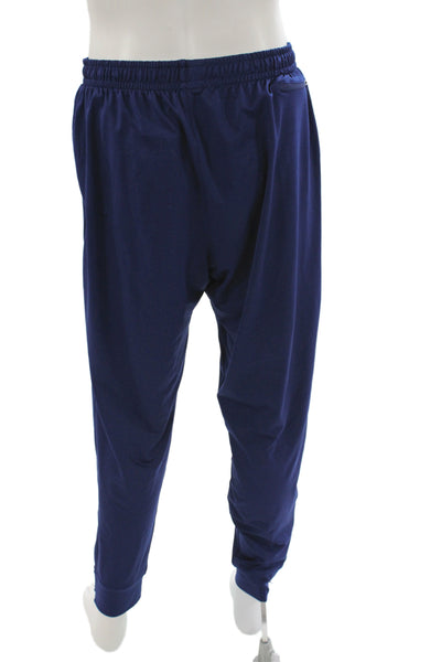 Nike Mens Houndstooth Jogger Pants Blue Polyester Size XL