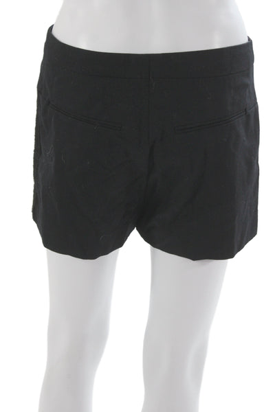 Veronique Branquinho Womens Black Wool Hot Pants Size 38