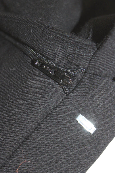 Veronique Branquinho Womens Black Wool Hot Pants Size 38