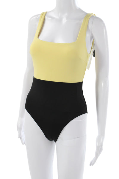 Bondi Born Women One Piece Colorblock Black Swimwear Size XS