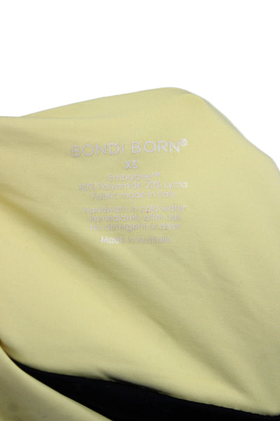 Bondi Born Women One Piece Colorblock Black Swimwear Size XS