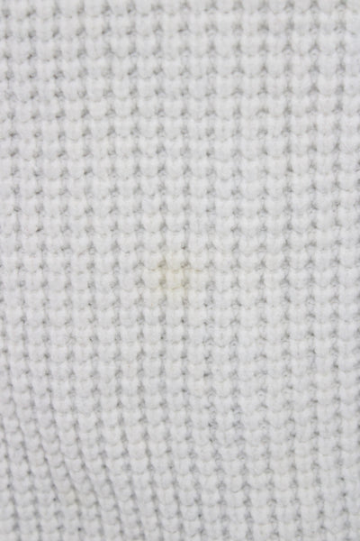 Marine Layer Womens Pullover Sweater White Crew Neck Long Sleeve Size XS