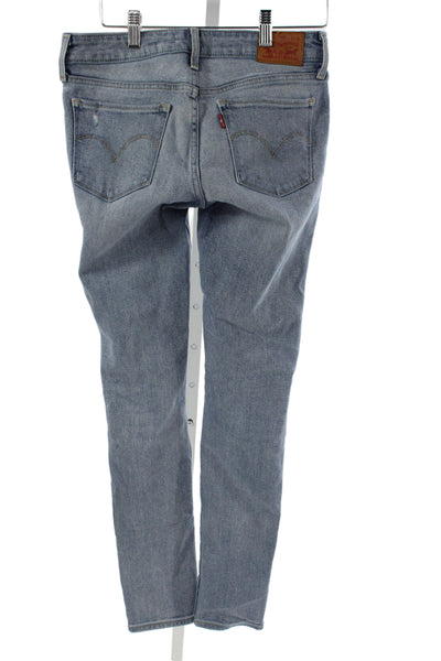 Levis Womens Skinny Blue Cotton Jeans Size 26