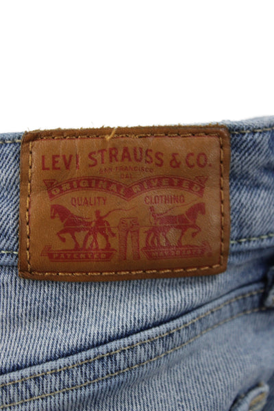 Levis Womens Skinny Blue Cotton Jeans Size 26