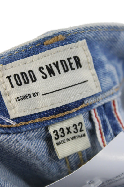 Todd Snyder White Label Mens Straight Blue Jeans Size 33
