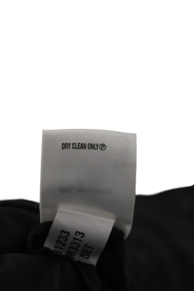 Calvin Klein Women A-Line Gray Knee Length Skirt Size 14