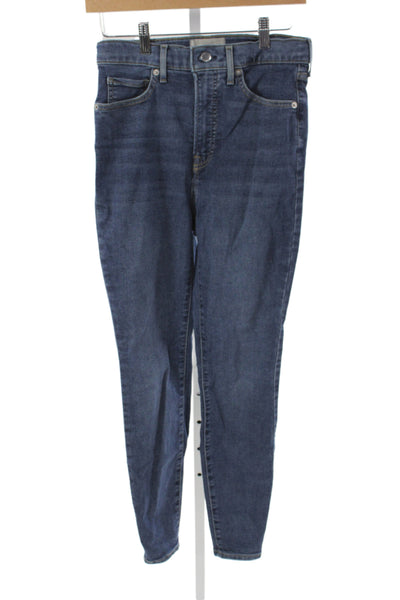 Everlane Women Skinny Jeans Blue Mid Rise Cotton Size 29