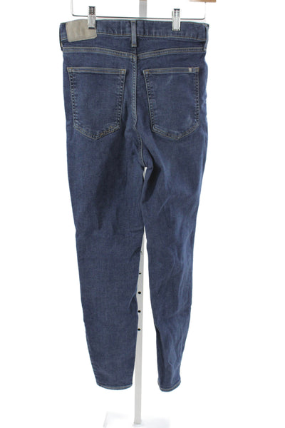 Everlane Women Skinny Jeans Blue Mid Rise Cotton Size 29