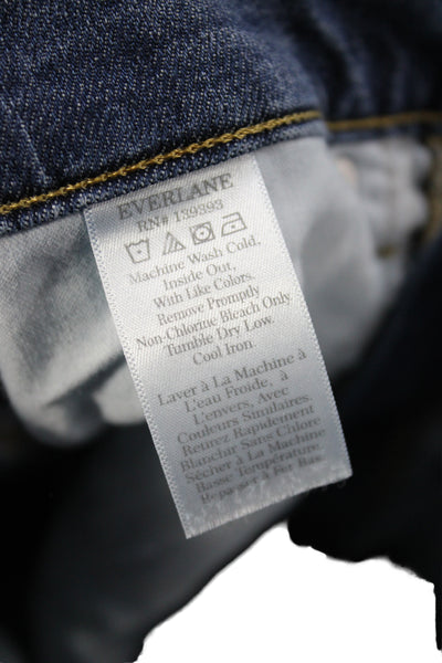 Everlane Women Skinny Jeans Blue Mid Rise Cotton Size 29