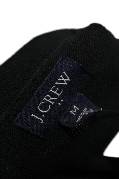 J Crew Womens Basic Black Crew Neck Short Sleeve T-Shirt Size M