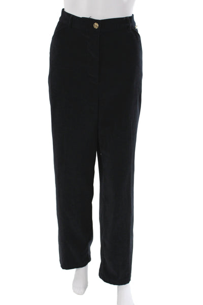 St. John Sport Women Dress Pants Black 100% Polyester Size 12