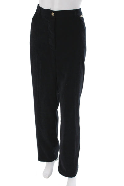 St. John Sport Women Dress Pants Black 100% Polyester Size 12