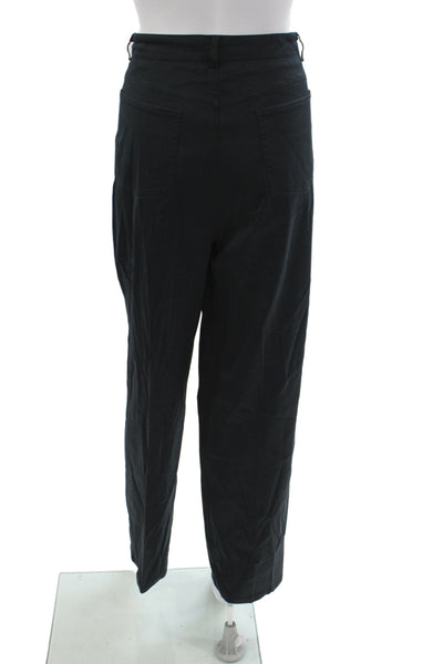 St. John Sport Women Dress Pants Black 70% Cotton Classic Size 12