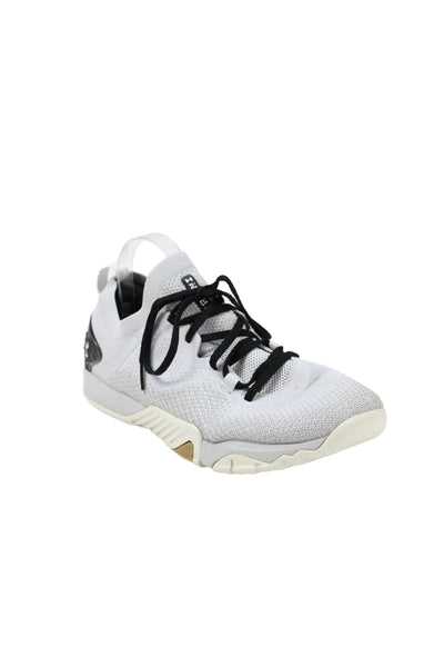 Under Armour Men's Cotton Mesh Laced  Front  Sneakers Gray Size 11