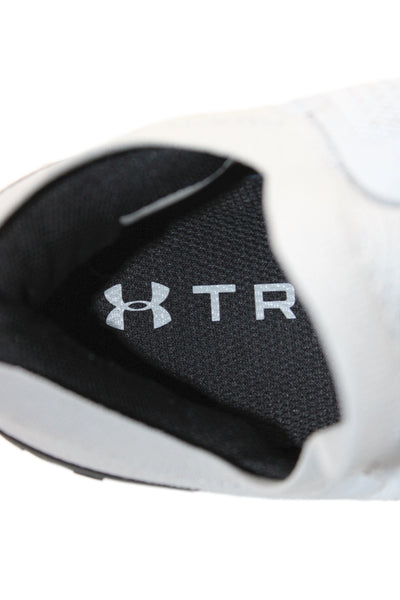 Under Armour Men's Cotton Mesh Laced  Front  Sneakers Gray Size 11