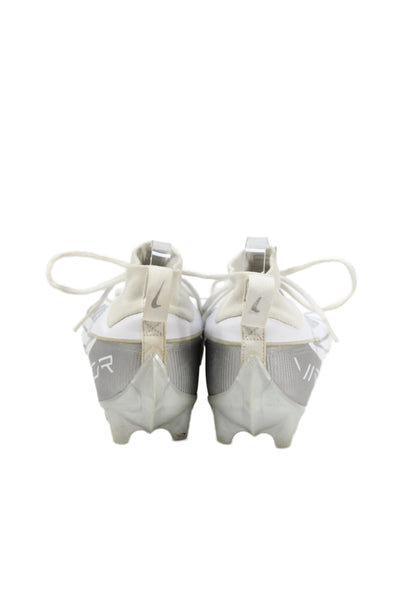 Nike Men's Leather  Laced Front  Cleats White Size 11.5