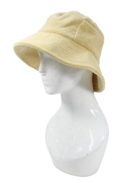 Lack Of Color Womens Cotton Bucket Hat Yellow Size 56cm