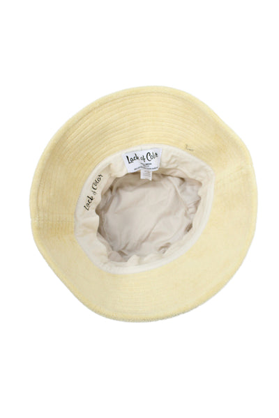 Lack Of Color Womens Cotton Bucket Hat Yellow Size 56cm