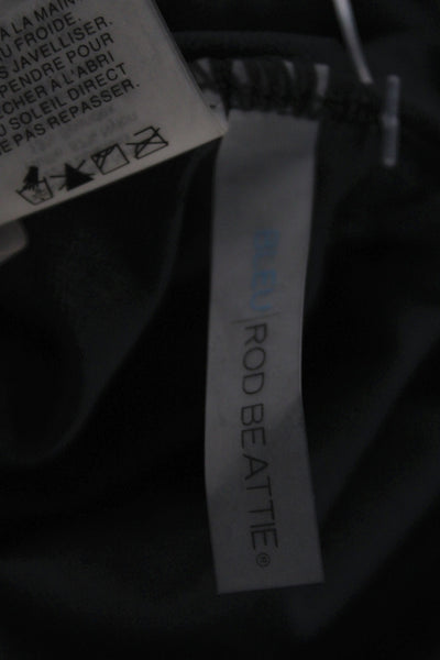 Bleu Rod Be At Tie Womens Black Nylon One Piece Swimsuit Classic Size 6