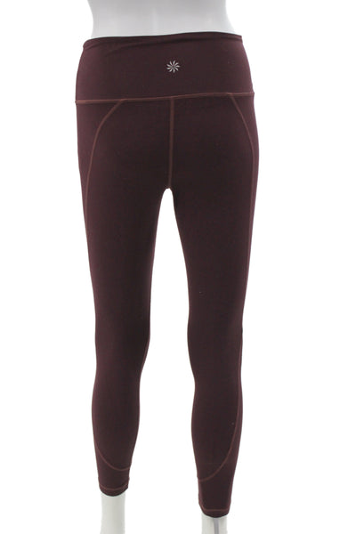 Athleta Women Purple Ankle Leggings Nylon Athleisure Size S