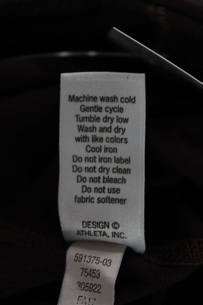Athleta Women Purple Ankle Leggings Nylon Athleisure Size S