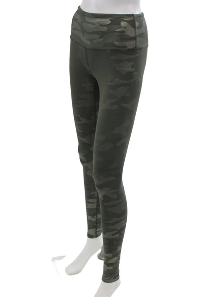 Noli Womens Ankle Green Camo Leggings Size XS
