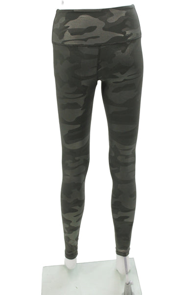 Noli Womens Ankle Green Camo Leggings Size XS