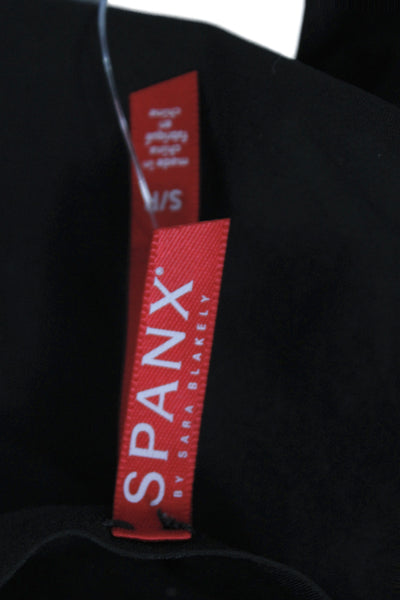 Spanx Women Shaping Tank Scoop Neck Sleeveless Black Elastane Size S