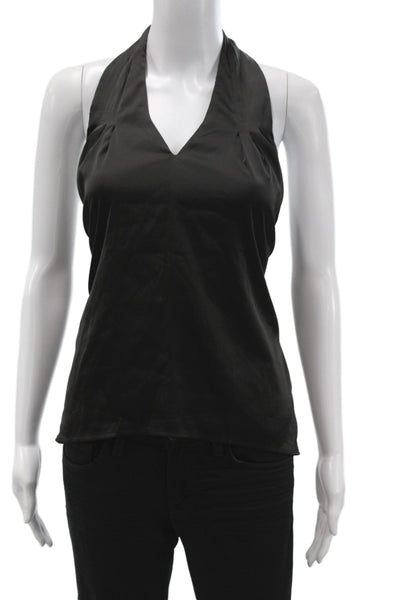 Superdown Womens Black Halter Camisole 100% Polyester Sleeveless Size XS