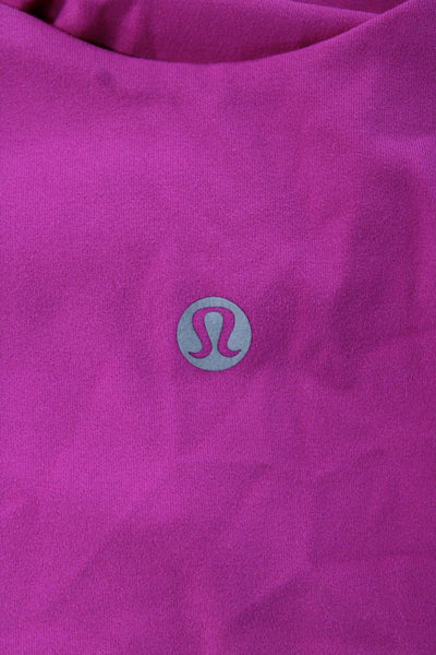 Lululemon Women Basic Sleeveless V-Neck Nylon Athleisure Tank Pink Size S