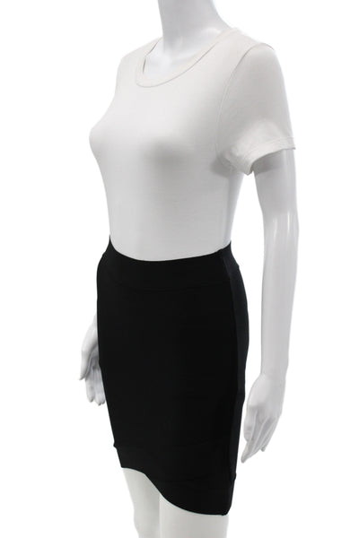 BCBGMAXAZRIA Womens Black Bandage Skirt Size XS