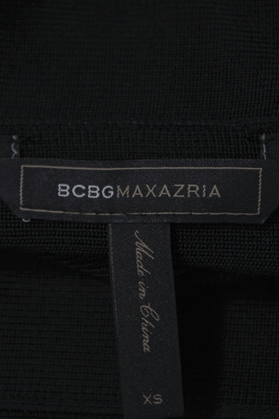 BCBGMAXAZRIA Womens Black Bandage Skirt Size XS