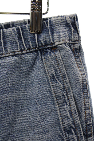 Madewell Womens Cropped High Rise Blue Jeans Size PM