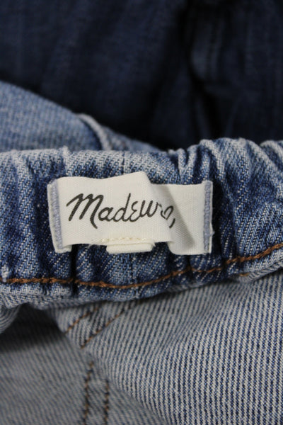 Madewell Womens Cropped High Rise Blue Jeans Size PM