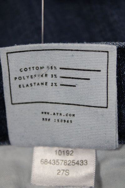 AYR Women Straight High Rise Jeans Blue Size 27