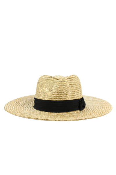 Brixton Womens Wheat Straw Wide Brim Sun Hat Beige Size XS