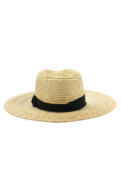 Brixton Womens Wheat Straw Wide Brim Sun Hat Beige Size XS