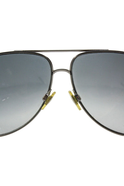 Polo Ralph Lauren Womens Metal Frame Aviator Sunglasses Black 135 mm