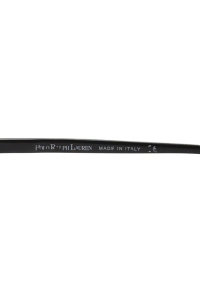 Polo Ralph Lauren Womens Metal Frame Aviator Sunglasses Black 135 mm