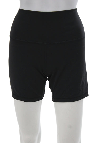 Lululemon Womens Athletic Nylon Shorts Black Size 10