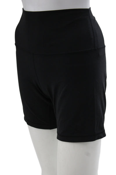 Lululemon Womens Athletic Nylon Shorts Black Size 10